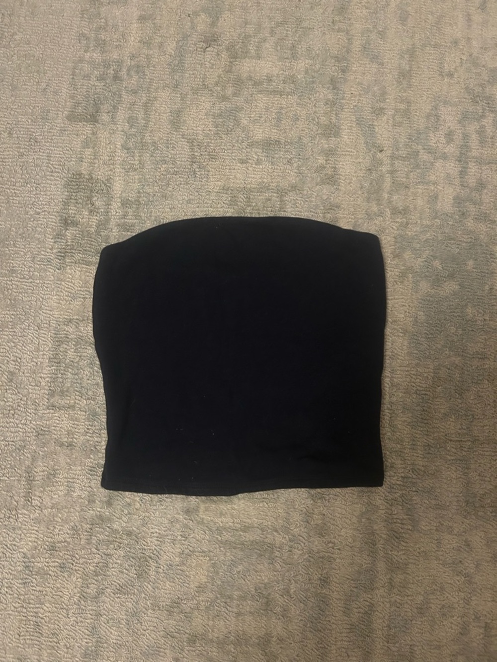 Garage Navy Blue Tube Top